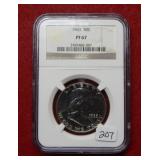 1963 Franklin Silver Half NGC PF67