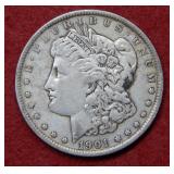 1901 Morgan Silver Dollar