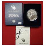 2019 W Silver Eagle 1oz UNC