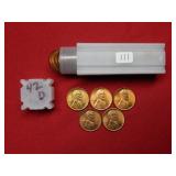 Roll of 1942 D Lincoln Wheat Cents - BU