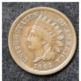 1864 Indian Head Cent - bronze