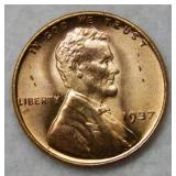 1937 Lincoln Wheat Cent