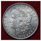 1878 Morgan Silver Dollar 7/8 Tail Feathers