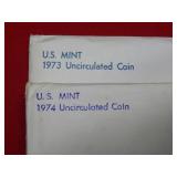 1973 & 1974 US Uncirculated Coins