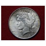 1934 Peace Silver Dollar