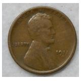 1911 S Lincoln Wheat Cent