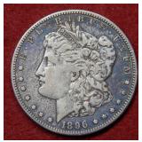 1896 S Morgan Silver Dollar