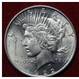 1922 D Peace Silver Dollar