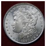 1891 CC Morgan Silver Dollar