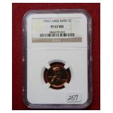1960 Lincoln Cent - Large Date NGC PF67 RD