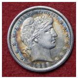 1899 Barber Silver Quarter