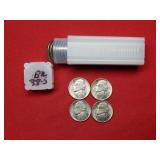 Roll of 1938 S Jefferson Nickels - BU