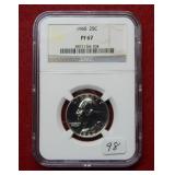 1960 Washington Silver Quarter NGC PF67
