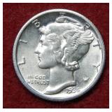 1935 S Mercury Silver Dime