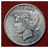 1926 D Peace Silver Dollar