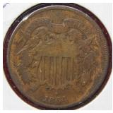 1864 Two Cent Piece