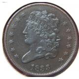 1833 Half Cent