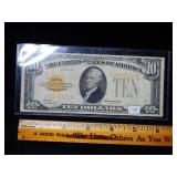 1928 $10 US Gold Certificate