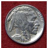 1918 S Buffalo Nickel - cleaned