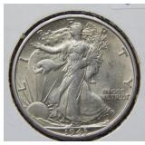 1943 S Walking Liberty Silver Half Dollar