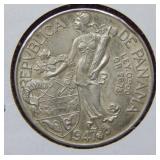 1947 Panama Silver Balboa Coin