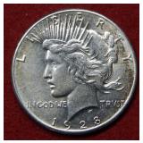 1928 Peace Silver Dollar