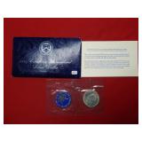 1971 Silver "Blue" Ike Dollar