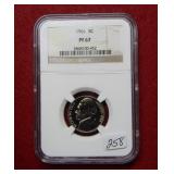 1961 Jefferson Nickel NGC PF67