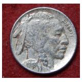 1918 S Buffalo Nickel - cleaned