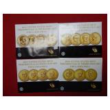 2012-14-15-16 US President Dollar Coins