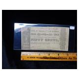 1862 Richmond Virginia Fifty Cent Fractional Note