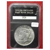 1924 Peace Silver Dollar ***