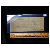 1862 Richmond Virginia 25 Cent Fractional Note
