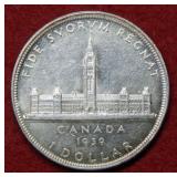1939 Canada Silver Dollar