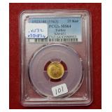 1923/40 (1963) Turkey Gold Coin PCGS MS64