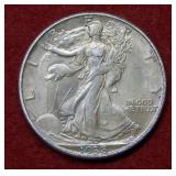 1938 D Walking Liberty Silver Half