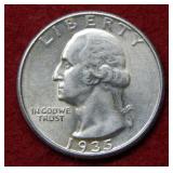 1935 Washington Silver Quarter