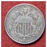 1868 Shield Nickel
