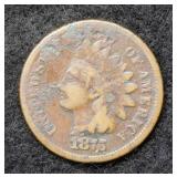 1875 Indian Head Cent