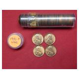Roll of 1951 Lincoln Wheat Cents