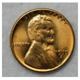1955 S Lincoln Wheat Cent