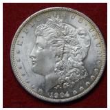 1904 O Morgan Silver Dollar