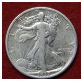 1917 Walking Liberty Silver Half Dollar