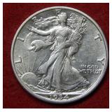 1934 S Walking Liberty Silver Half