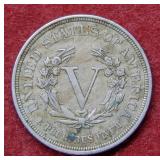 1883 Liberty Head Nickel - No Cents