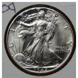1942 Walking Liberty Silver Half
