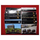 (9) US National Park 3 Quarter Set Coins
