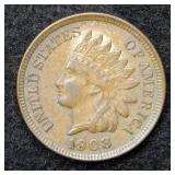 1908 Indian Head Cent - brown