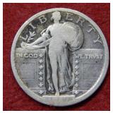 1917 Standing Liberty Silver Quarter Type II