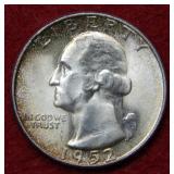 1952 S Washington Silver Quarter